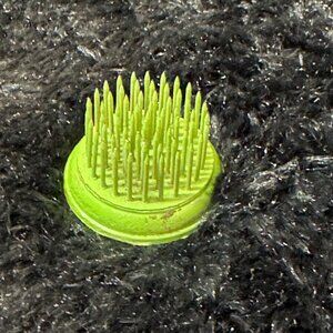 Green Metal Floral Frog Round Pin Holder For Ikebana & Floral Arrangements Set 2